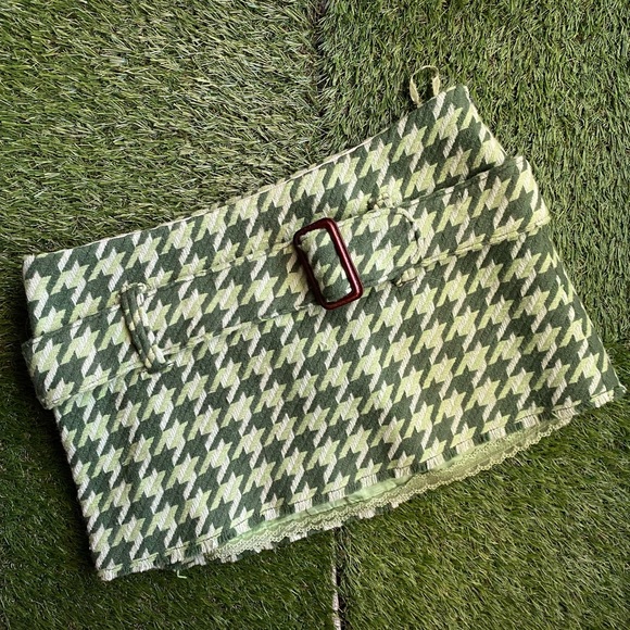 Abercrombie & Fitch houndstooth skirt - Picture 1 of 11